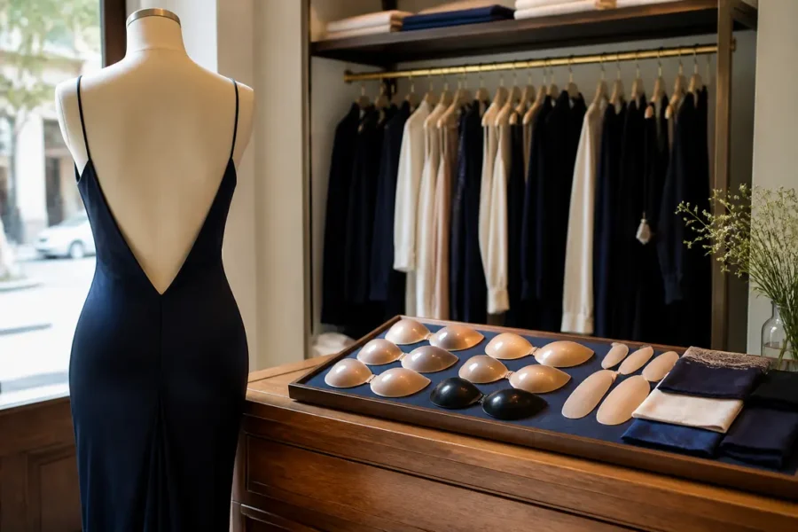 Trouver le soutien-gorge pour robe dos nu idéal selon son bonnet en boutique spécialisée.