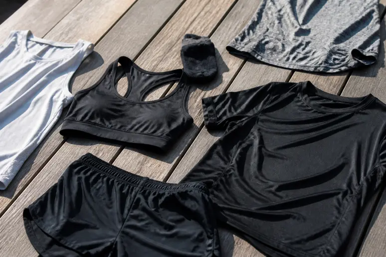 Lavage et séchage à plat d'un legging Teveo pour préserver la durabilité du tissu