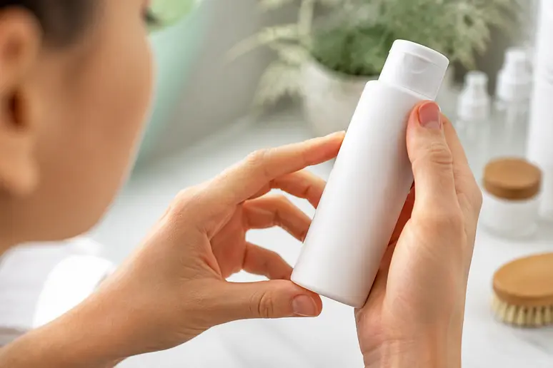 Lecture attentive de la liste des ingrédients cosmétiques pour repérer les allergènes